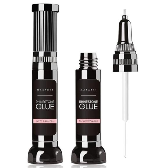 Nail Rhinestone Glue Gel, Upgrade Gel Nail Glue with Brush Pen Tip Super Strong - Picture 7 of 7